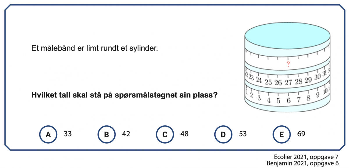 Originaloppggave Målebånd - hopp videre med kenguru