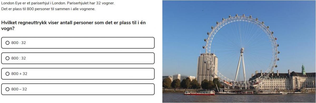 Eksempeloppgave fra nasjonale prøver gjenkjenne og beskrive