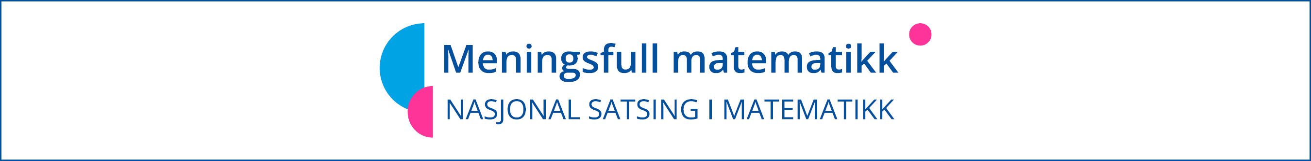 Emblem for meningsfull matematikk