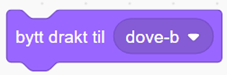 Bytt drakt til dove-b