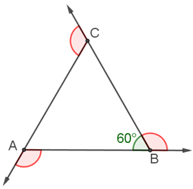 Eksempel på begrunnelse for en trekant