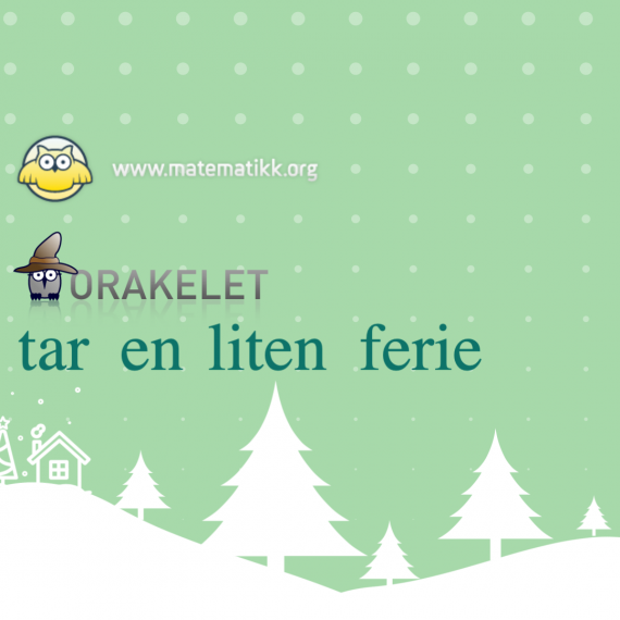 Orakelet holder stengt