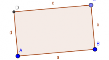 Rektangel med omkrets 24