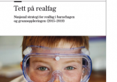 Faksimile av forside av strategien "Tett på realfag" 