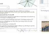 Skjermdump fra Matematikksenteret.no som viser tagging etter nye kompetansemål