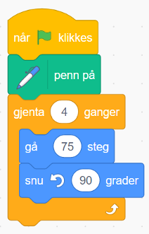 Programsnutt fra Scratch