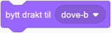 Blokken bytt drakt til dove-b